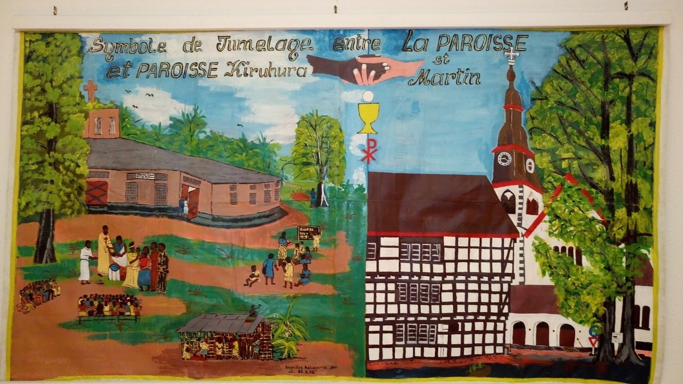 Partnerschaftssymbol_im_Pfarrzentrum_Resize